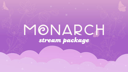stream overlay package thumbnail monarch stream designz