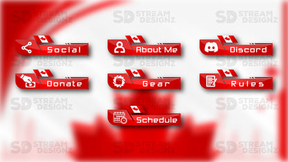 Twitch panels oh canada panels preview stream designz