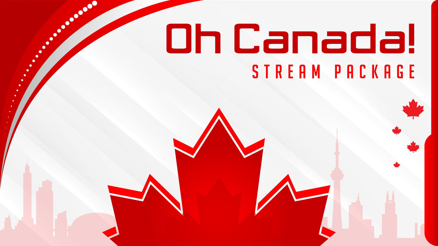 stream overlay package thumbnail oh canada stream designz