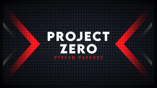 Stream Overlay Package Project Zero Stream Designz
