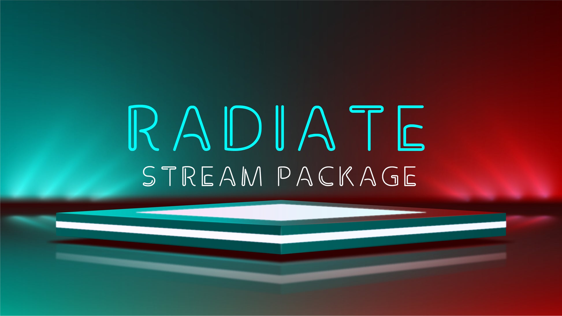 animated stream overlay package radiate thumbnail stream designz