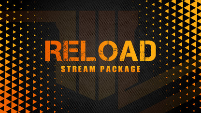 Animated stream overlay package reload thumbnail stream designz