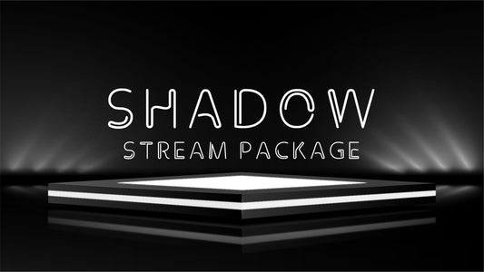 Static stream overlay package shadow thumbnail stream designz
