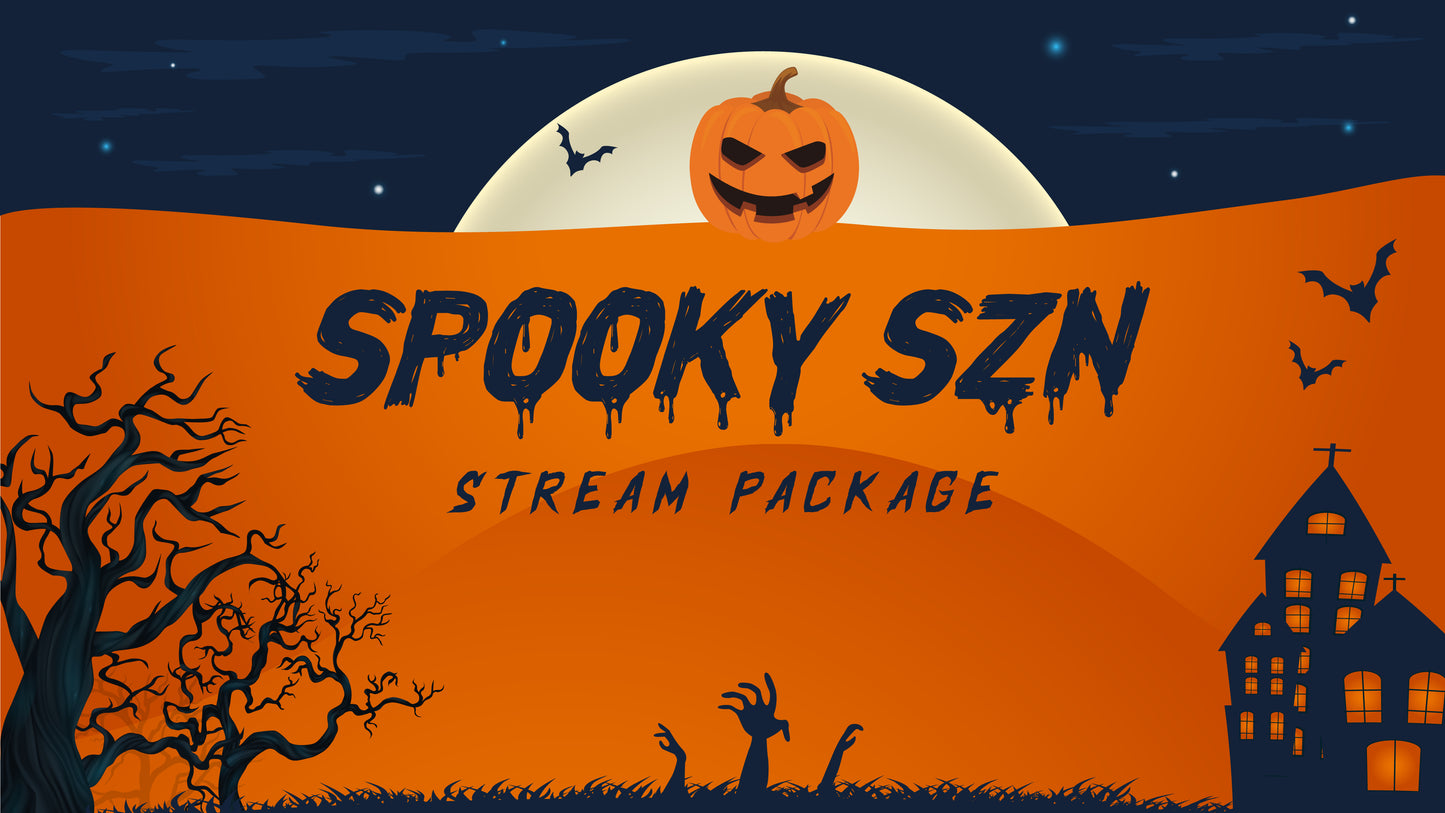 static stream package spooky szn thumbnail stream designz