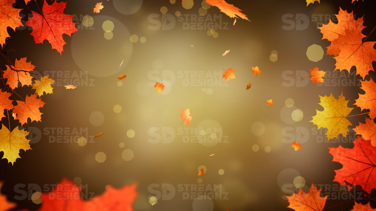 Stinger transition thumbnail fall harvest stream designz