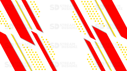 stinger transition sleek yellow and red thumbnail stream designz