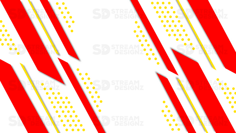 Stinger transition sleek yellow and red preview video stream designz