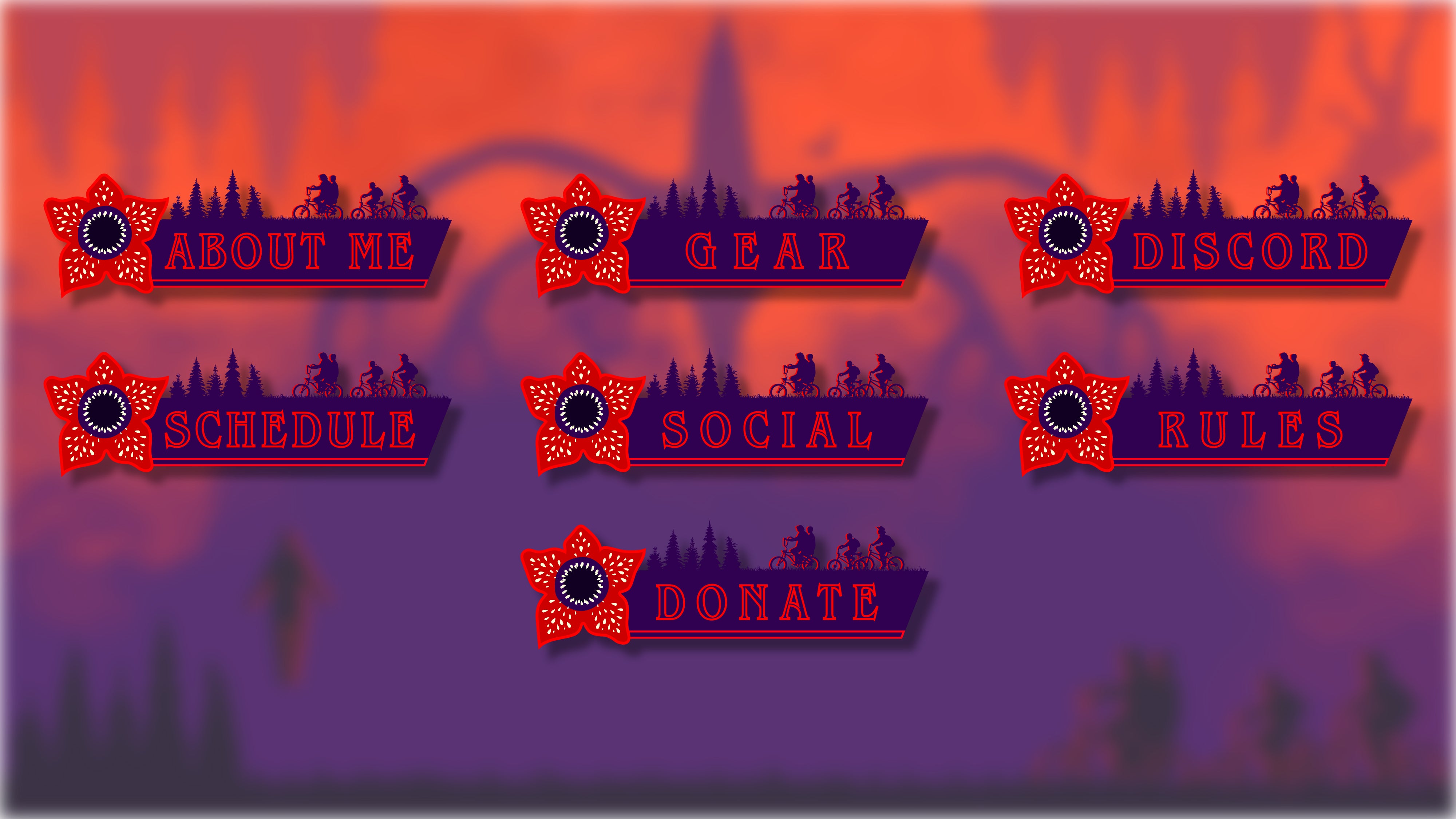 Twitch Panels - Strange | Stream Designz