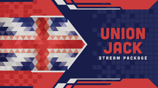 stream overlay package thumbnail union jack stream designz