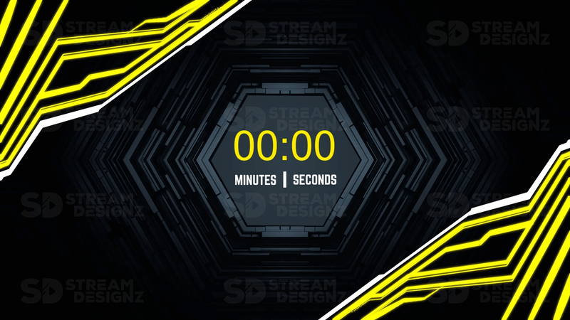 5 minute count up timer bolt preview video stream designz